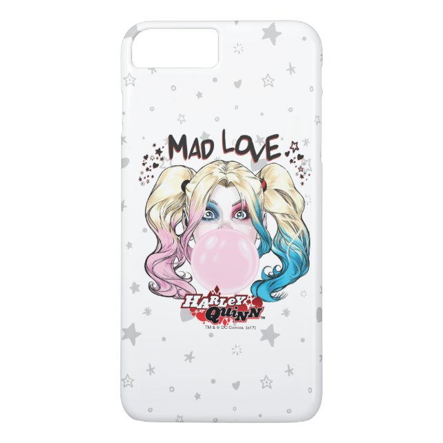 Capa Para iPhone, Case-Mate Batman | Mad Love Harley Quinn Chewing Bubble Gum (Verso)