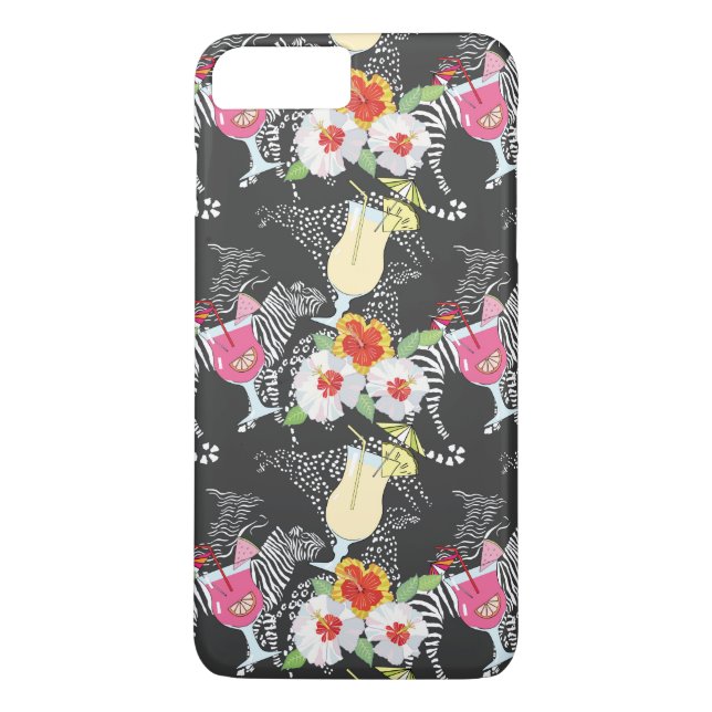 Capa Para iPhone, Case-Mate Bebidas Tropicais Com Animais (Verso)