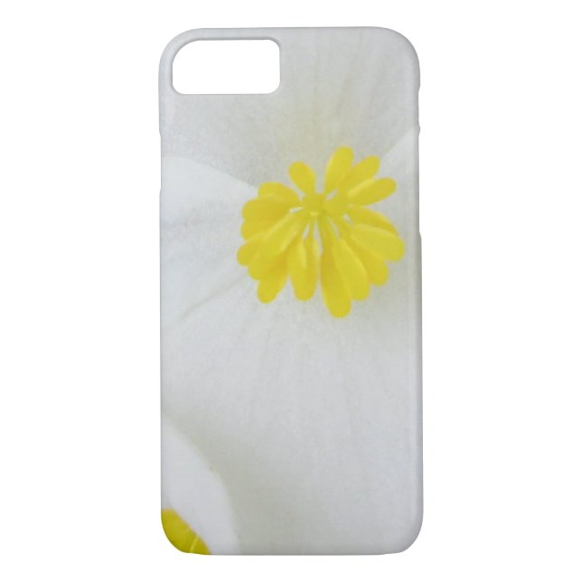 Capa Para iPhone, Case-Mate Begonia Garden Flor Branca (Verso)