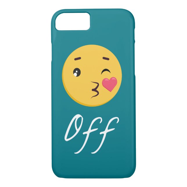 Capa Para iPhone, Case-Mate Beija Emoji Engraçado Trendência Popular (Verso)