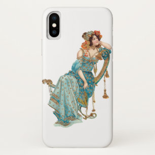 Capa Para iPhone Da Case-Mate Beleza de Arte Exótica em Robôs Teais