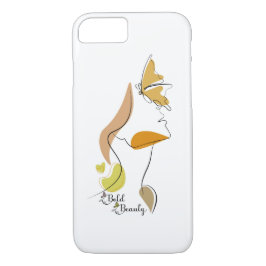 Capa iPhone 8/ 7 Beleza Negocial Mulheres Empoderando Aspas de Arte