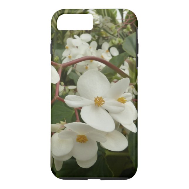 Capa Para iPhone, Case-Mate Belga Branca Tropical Floral (Verso)