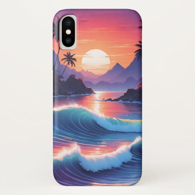Capa Para iPhone, Case-Mate belíssima paisagem costeira fantástica (Verso)