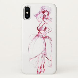 CAPA PARA iPhone DA Case-Mate BELLEZA EM VESTIDO ROSA