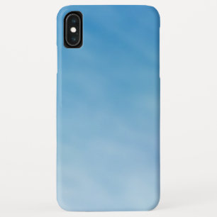 Capa Para iPhone XS Max Belo céu azul macio com nuvens sonhadoras