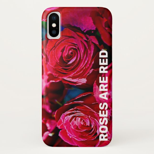 Capa Para iPhone, Case-Mate Belo Monte De Rosas vermelhas (Verso)