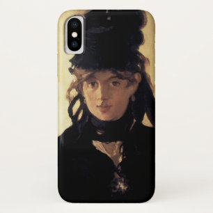 Capa Para iPhone X Berthe Morisot com Buquê de Violetas