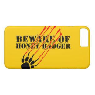 Capa iPhone 8 Plus/7 Plus Beware do texugo de mel