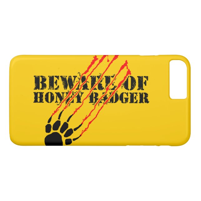 Capa Para iPhone, Case-Mate Beware do texugo de mel (Verso (Horizontal))