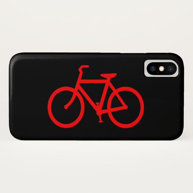 Capa Para iPhone, Case-Mate Bicicleta Vermelha (Verso (Horizontal))