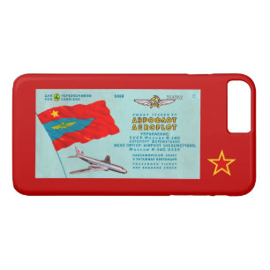 Capa Para iPhone Da Case-Mate Bilhete de Passageiros Aeroflot