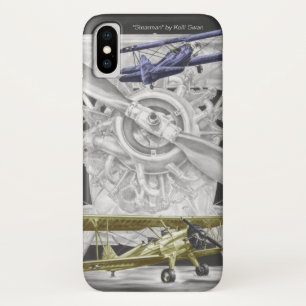 Capa Para iPhone Da Case-Mate Biplano Stearman