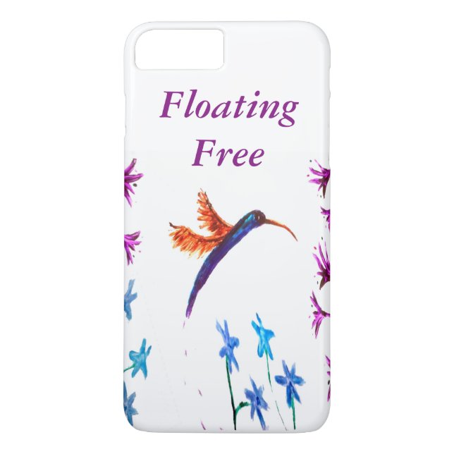 Capa Para iPhone, Case-Mate Bird Art Floral Hummingbird (Verso)