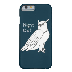 Capa Barely There Para iPhone 6 Bird Woodland Night Owl