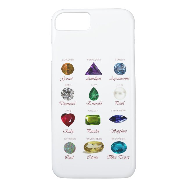 Capa Para iPhone, Case-Mate Birthstone (Verso)