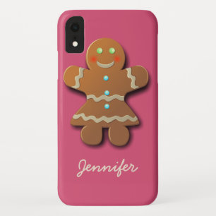 Capa Para iPhone XR Biscoito de Gingerpão personalizável
