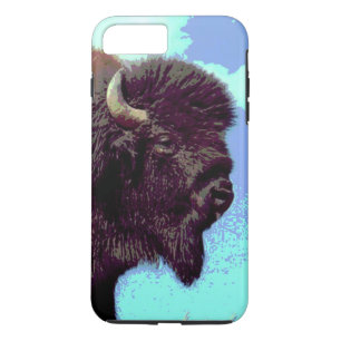 Capa iPhone 8 Plus/7 Plus Bison Pop Art Tough iPhone 7 Plus Case