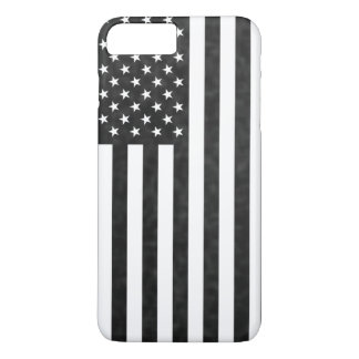 Capa Para iPhone Da Case-Mate Black and White grunage vintage American Flag 7 Pl