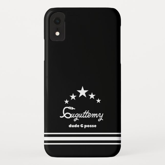 Capa Para iPhone, Case-Mate Black case boysline (Verso)