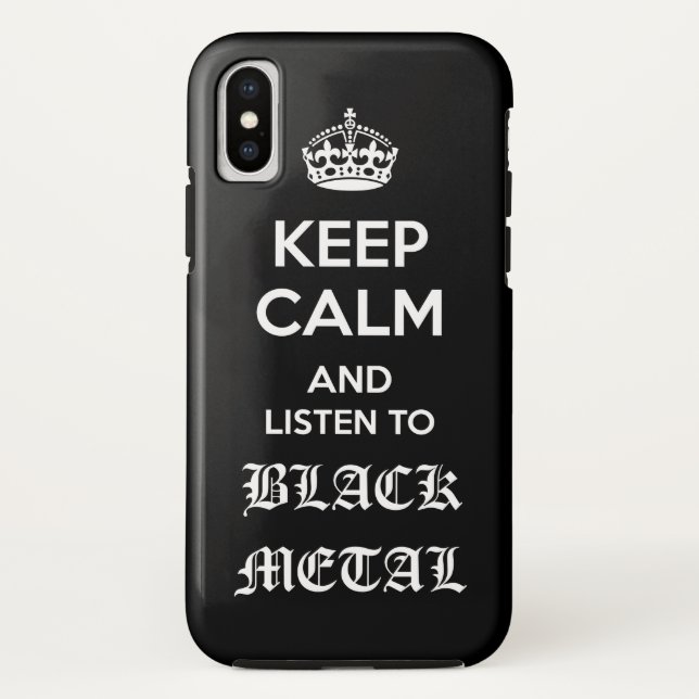 Capa Para iPhone, Case-Mate Black Metal (Verso)