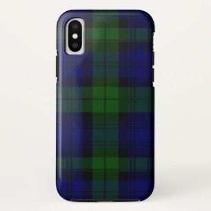 Capa Para iPhone Da Case-Mate Black Watch Tartan Blue Green Xadrez