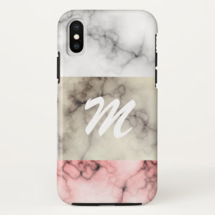 Capa Para iPhone Da Case-Mate Blocos de cor de mármore Monogram