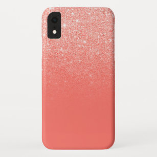 Capa Para iPhone Da Case-Mate Bloqueio a cores moderno do brilho do coral