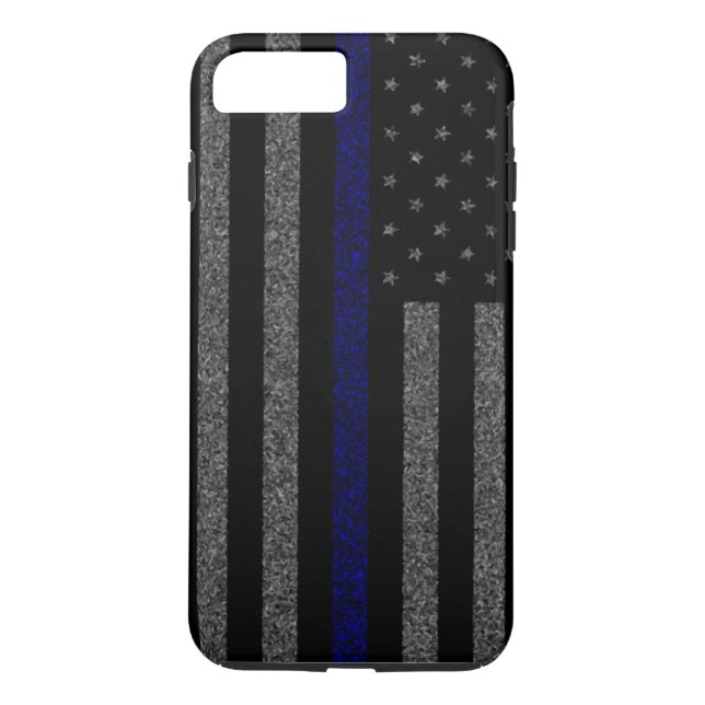 Capa Para iPhone, Case-Mate Blue Line fino embandeira a caixa positiva do (Verso)