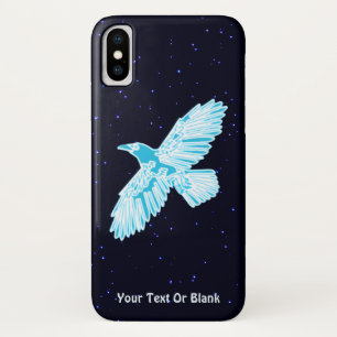 Capa Para iPhone Da Case-Mate Blue Raven Sobre Estrelas