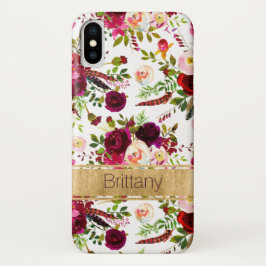 Capa Para iPhone Da Case-Mate Bohemian Floral, Caso-Matador iPhone X