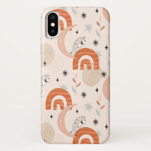 Capa Para iPhone Da Case-Mate Boho-arco-íris estrelas flores abstrato