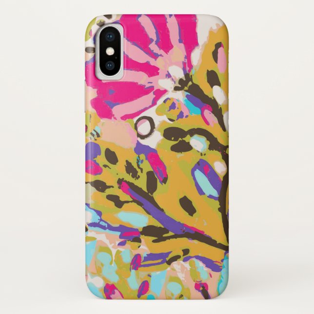 Capa Para iPhone, Case-Mate Boho Floral I Rosa (Verso)