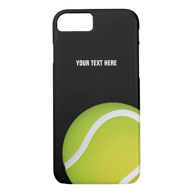 Capa Para iPhone, Case-Mate Bola de tênis verde personalizada (Verso)