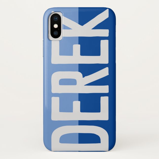 Capa Para iPhone, Case-Mate Bold Name Design - Derek (Verso)