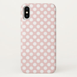Capa Para iPhone Da Case-Mate Bolinhas brancas no rosa