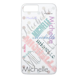 Capa iPhone 8 Plus/7 Plus Bolinhas conhecidas Pastel