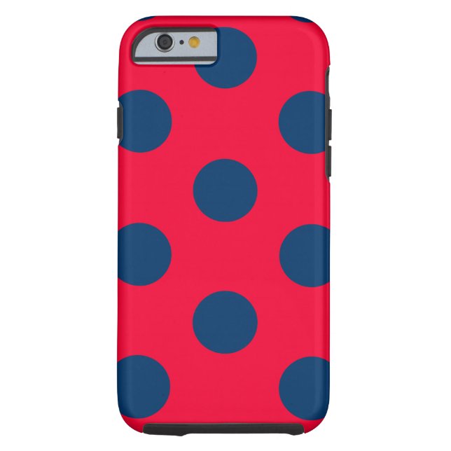 Capa Para iPhone, Case-Mate Bolinhas design (Vermelho e Azul)