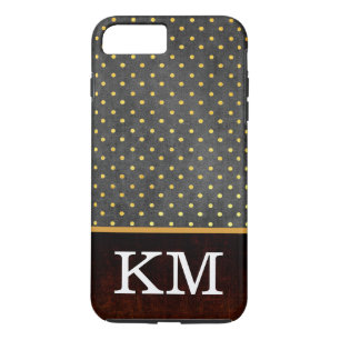 Capa iPhone 8 Plus/7 Plus Bolinhas do Monograma Clássico
