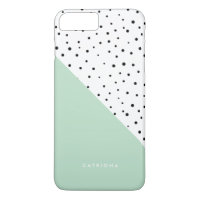 Bolinhas Patterno Mint Personalizado