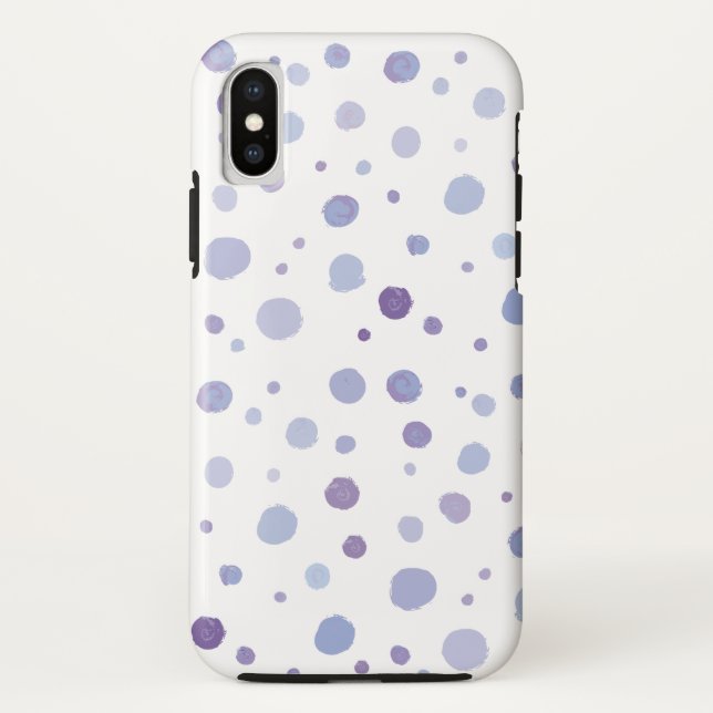Capa Para iPhone, Case-Mate bolinhas pintadas à mão (Verso)