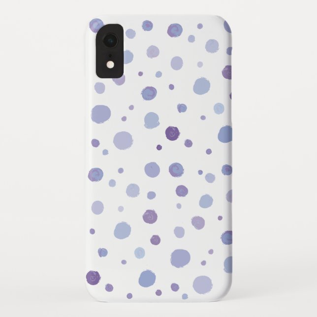 Capa Para iPhone, Case-Mate bolinhas pintadas à mão (Verso)
