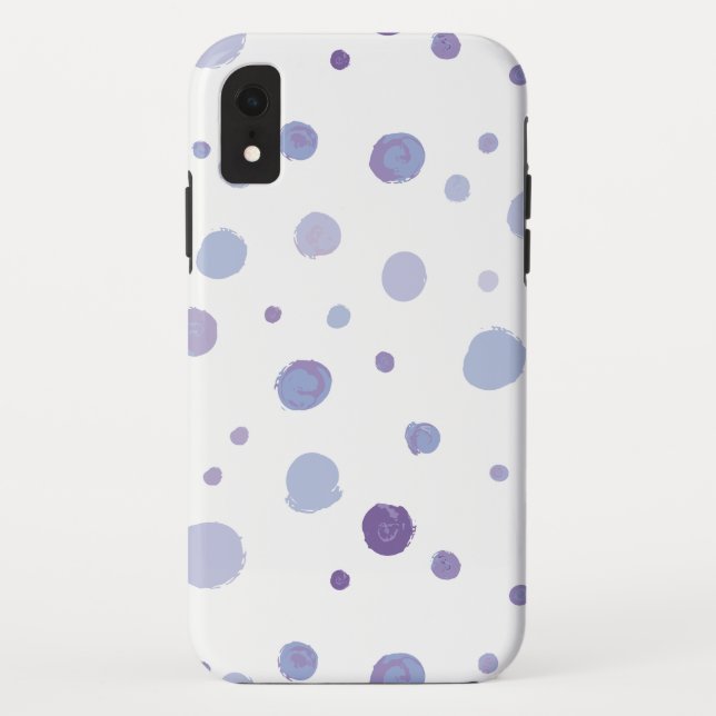 Capa Para iPhone, Case-Mate bolinhas pintadas à mão (Verso)