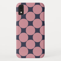 Bolinhas rosa Na moda moderna