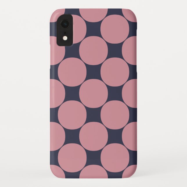Capa Para iPhone, Case-Mate Bolinhas rosa Na moda moderna (Verso)