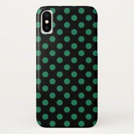 Capa Para iPhone Da Case-Mate Bolinhas verdes e pretas
