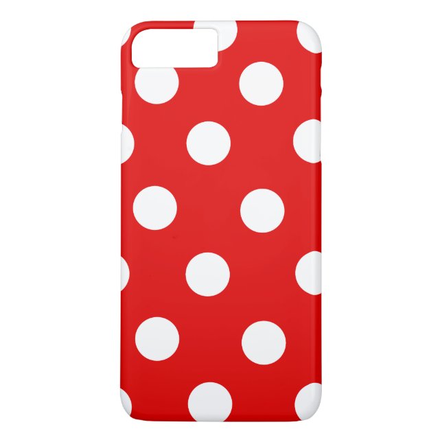 Capa Para iPhone, Case-Mate Bolinhas vermelhas e brancas (Verso)