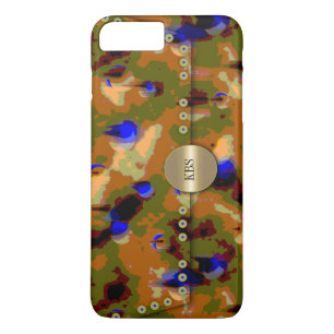Capa iPhone 8 Plus/7 Plus Bolsa Clutch Camuflada