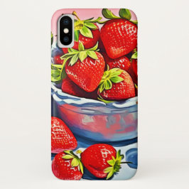 Capa Para iPhone Da Case-Mate Bolsa de Morango Fresca