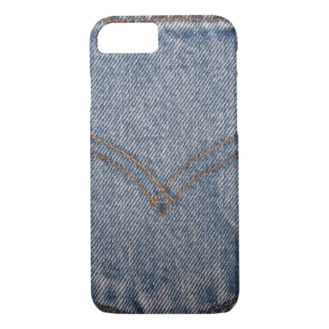 Capa Para iPhone, Case-Mate bolso de jeans azul (Verso)